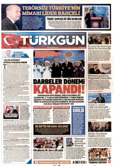 TÜRKGÜN 14 Eylül 2026 gazete manşeti