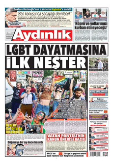 AYDINLIK GAZETESİ 14 Eylül 2026 gazete manşeti