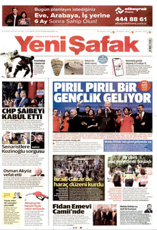YENİ ŞAFAK 15 Eylül 2026 gazete manşeti