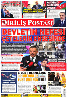 DİRİLİŞ POSTASI 15 Eylül 2026 gazete manşeti