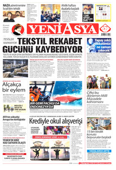 YENİ ASYA 15 Eylül 2026 gazete manşeti
