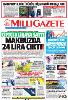 MİLLİ GAZETE 16 Eylül 2026 Gazete Manşeti Küçük