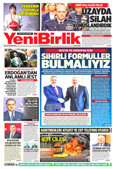 YENİBİRLİK 16 Eylül 2026 Gazete Manşeti Küçük