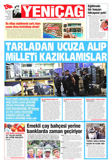 YENİÇAĞ 16 Eylül 2026 gazete manşeti