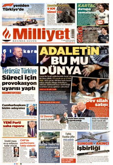 MİLLİYET 17 Eylül 2026 gazete manşeti
