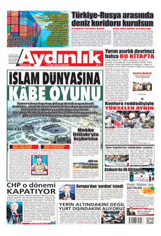 AYDINLIK GAZETESİ 17 Eylül 2026 gazete manşeti