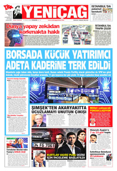 YENİÇAĞ 17 Eylül 2026 gazete manşeti