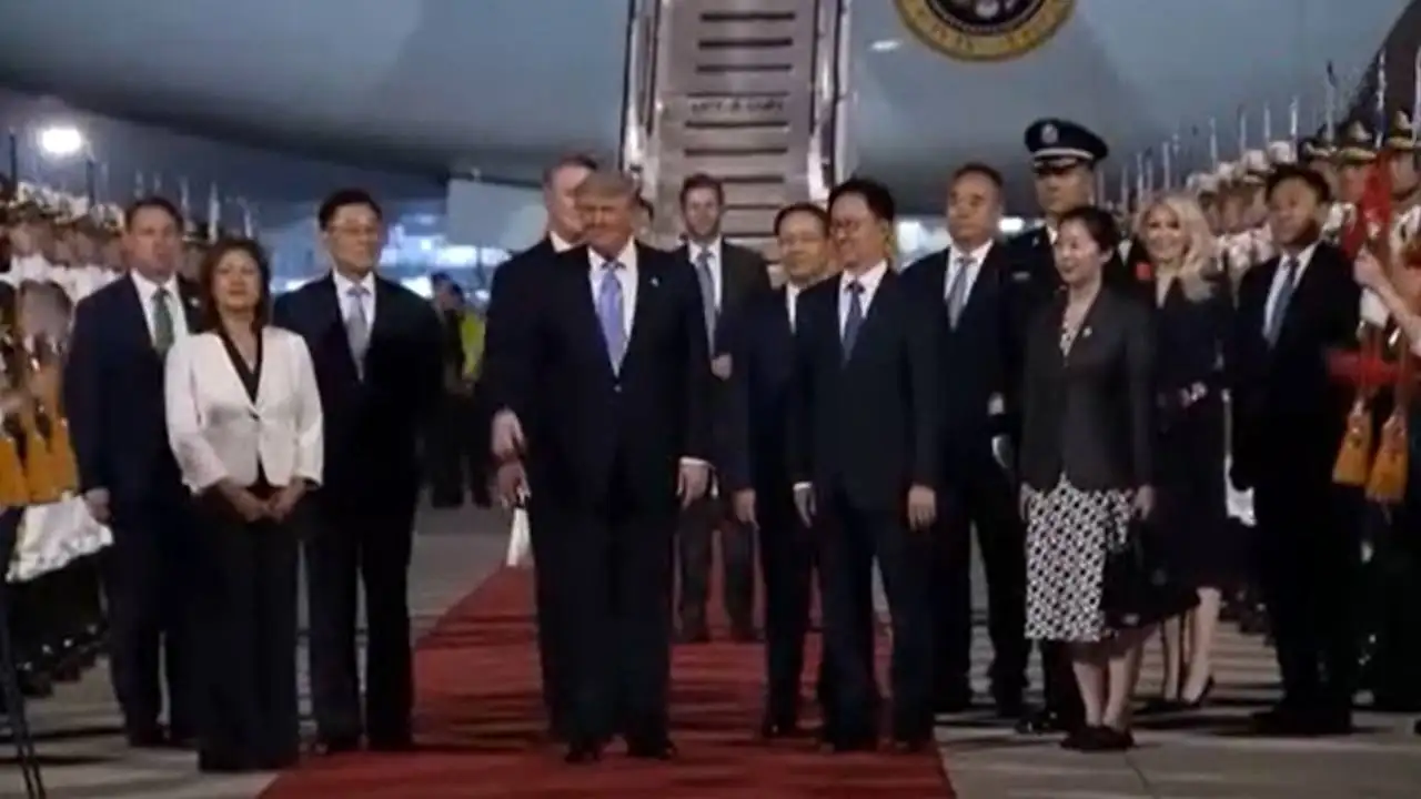Trump, 9 Yıl Aradan Sonra Tarihi Zirve İçin Çin'de